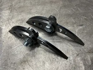 Universal hinges with built in stop Weld On