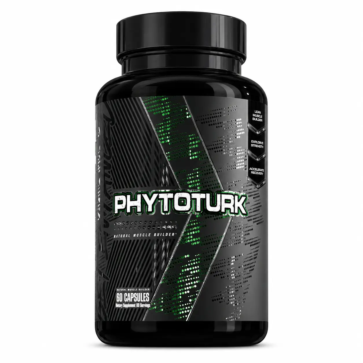 PHYTOTURK Turkesterone Dietary Supplement - Ecdysteroid Rich, Prop 65 Safe, Fitness Support for Adults, Muscle Boost & Build Muscle Healthcare Nutrition Aid, Single Bottle, 24 Months Edible Capsule