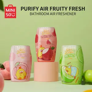 MINISO Dundun Chicken Bathroom Air Freshener – Long-Lasting Gel Air Freshener, Cute Cartoon Bathroom Deodorizer, Fruity Fragrance Odor Eliminator for Bathroom, Bedroom, Office and Small Spaces