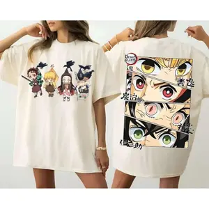 Demon Slayer 2 side shirts, Tanjiro Nezuko Zenitsu Inosuke shirts, Kimetsu No Yaiba anime t-shirts, unisex sweater pullover t-shirts. , sweatshirts and hoodies