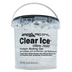 Pro Styl Clear Ice Gel - Ultra Hold by Ampro for Women - 80 oz Gel