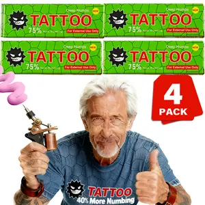 Tattoo Numbing Cream Maximum Strength Long Lasting with 5x Numbing TKTX | Laser Removal | Waxing | Eyebrow Threading | Cosmetic Cream