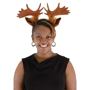 Moose Ears & Antlers Headband