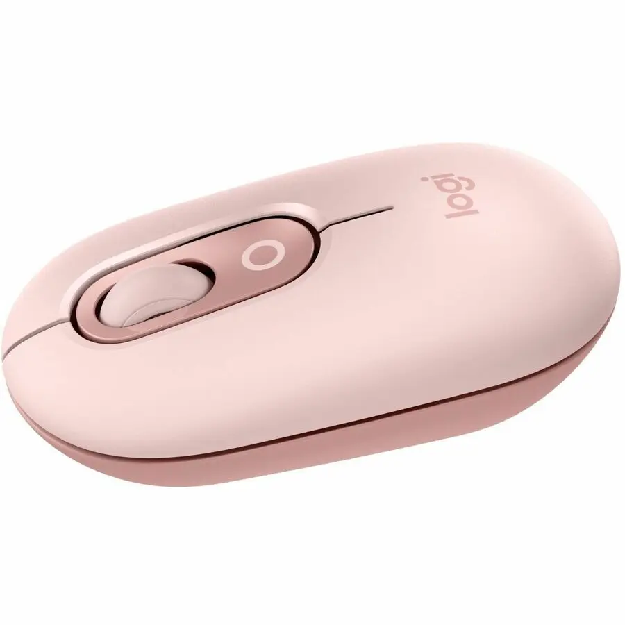 Logitech POP Mouse, Compact and Portable Wireless Rose