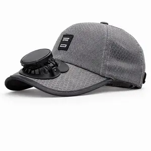 Solar Fan Cap - Rechargeable Cooling Baseball Hat for Men & Women Outdoor Sun Protection
