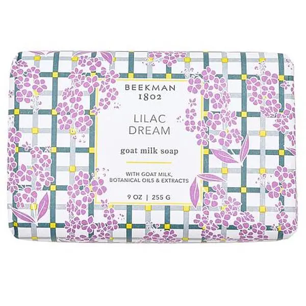 Beekman 1802 Goat Milk 9 oz. Lilac Dream Bar Soap