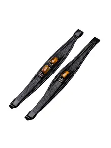 Stylish Men's Tiger Eye Bracelet: Multi-Layer Rope & Leather Design, Easy Magnetic Clasp Men's Beaded Bracelet