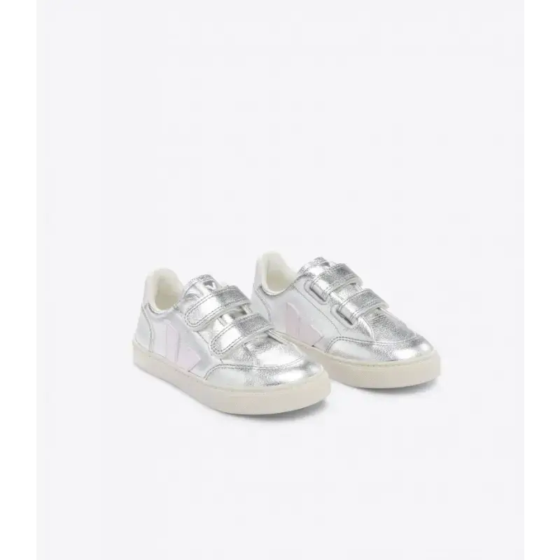 Veja Silver Pink Velcro Sneaker V102