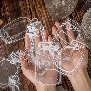 40PACK Random Pattern Clear Dried Flower Bookmarks,DIY Bookmarks, Glassware Personalized Stickers, NaturalFlower Bookmarks, Bookmark Stickers, Bookmark Crafts