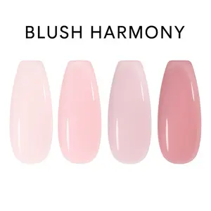 INB Soft Blush Gel Collection – 4 Neutral Pink Shades for Elegant Nails