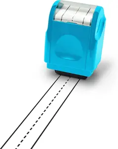 Dashed Handwriting Lines Practice Roller  for , Parents and Teachers (Light Blue)