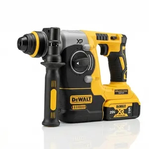 Dewalt DCH273 Concrete Drill Set: 4-12mm Optimal Range, 0-4600bpm, with 20V Battery & Charger