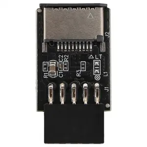 Motherboard USB2.0 9Pin to TYPE-C A-KEY Front Connector Converter USB3.2 TYPE-E Interface Header Adapter