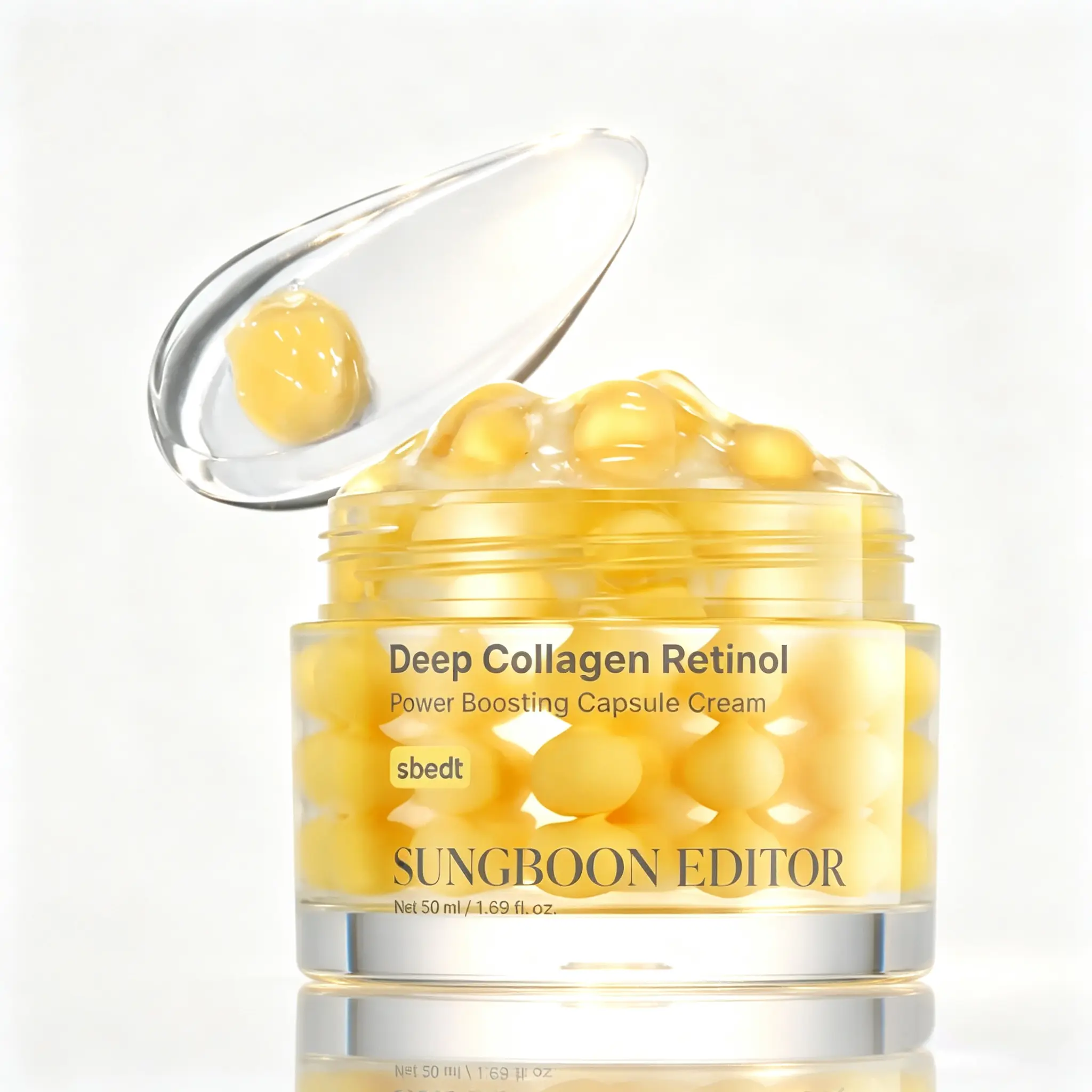 [Sungboon Editor] Retinol Capsule Cream, 1.69 fl oz (50ml) | TikTok Viral Korean K-Beauty Facial Cream for Uneven Skin Tone, Radiant Glow, Hydration