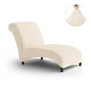 Armless Chaise Lounge Slipcover, Microfibra Collection