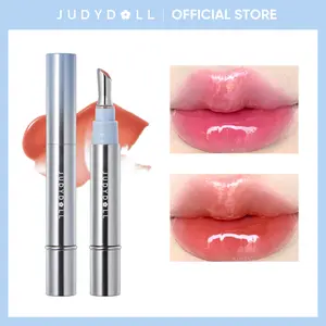 JUDYDOLL Watery Essence Lip Glaze, Blur, Mirror Lip Stain, Glossy, Moisturizing, Liquid Lipstick, Non-Drying, Tinted Lip Oil, Plumping, Diverse Shades, Not Easy To Fade, Cosmetics, Makeup, Blooming Beauty, Mother's Day Gift, Summervibes