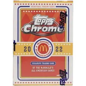 2022 Topps McDonald's All American Chrome Basketball 7-Pack Blaster Box