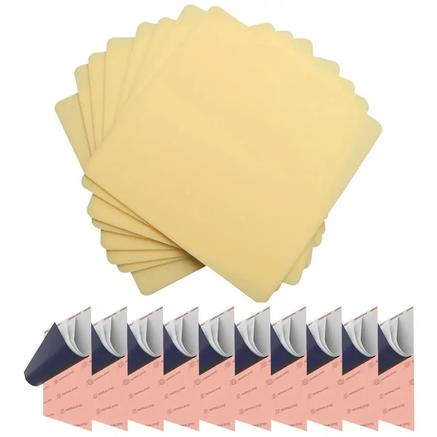 3mm Thick Tattoo Practice Skin, Double-Sided Silicone Practice Sheets for Beginners & Pros, Won't Crack Easily, Multiple Size Kits, Realistic Feel for Tattoo Training summeressentials DealsforYouDays SummerWins