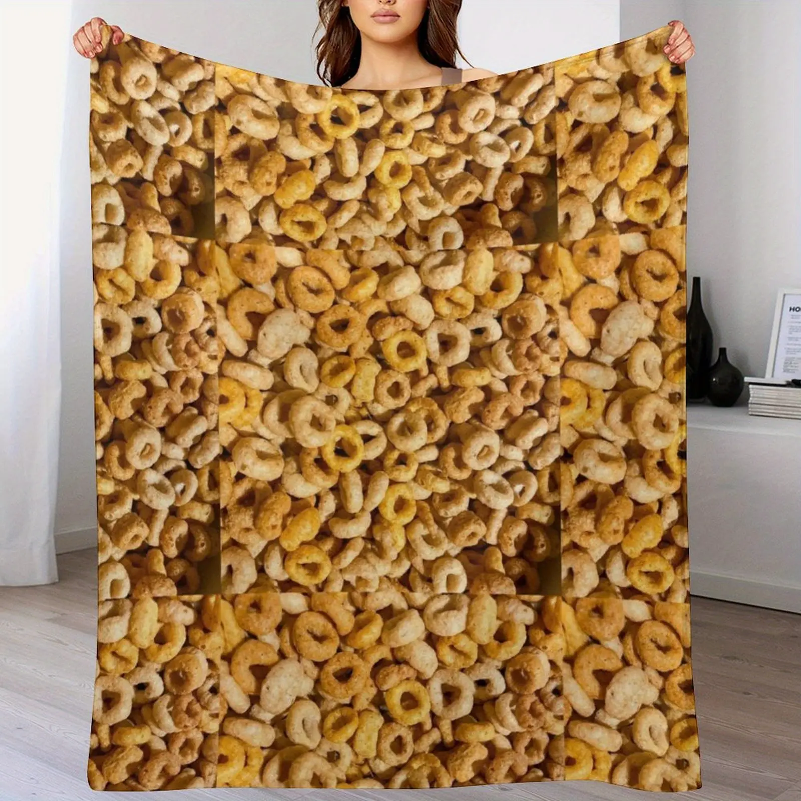 Cheerios Throw Blanket. Smooth and Light available for Four Seasons and Four Size.
