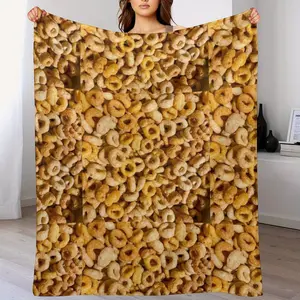 Cheerios Throw Blanket. Smooth and Light available for Four Seasons and Four Size.