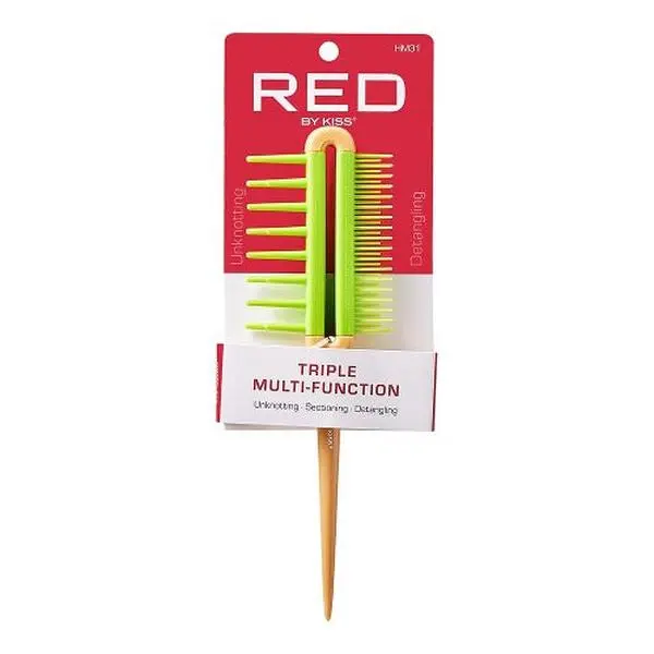 RED by KISS Triple Multi-Function Comb