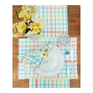 Bunny Trail Plaid Placemat, Set of 6 by Valerie