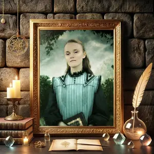 HP Fans Ariana Poster, Albus Sister Wizard School Art Gift for Harry Lovers, Wall Decor, Vinyl Poster, Home Decoration, Room Accessories, Office Wall Art