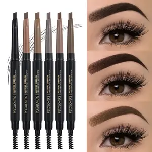 1PC Double-headed Eyebrow Pencil - Smudge-proof, Durable and Convenient, Quick Makeup, Christmas Gift, Travel-Friendly Makeup for Women
