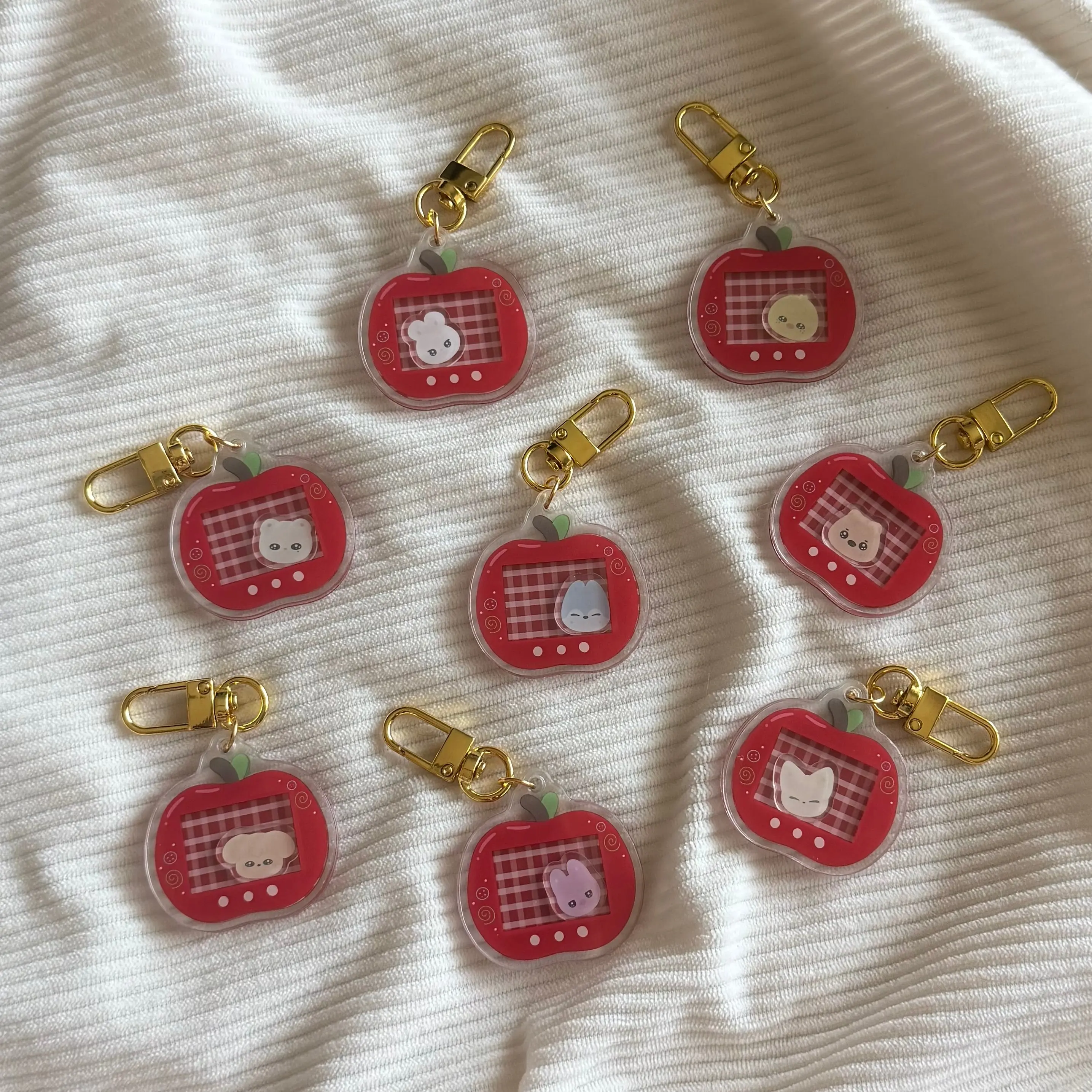 Skz Apple Shaker Keychain