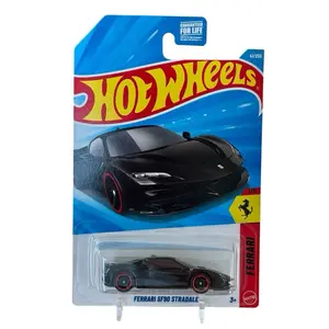 Hot Wheels Ferrari SF90 Stradale Black 1:64 Diecast Car