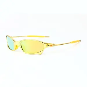 2025 New Sunglasses Outdoor Trend Polarized Men's and Women's Retro Gold Cycling Driving