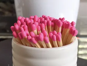 Bulk 3" Neon Pink Matches | Colored Matches | Candle Matches | Long Matches | Wooden Matches | Safety Matches
