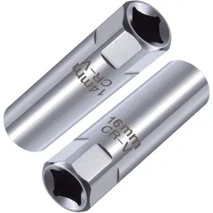OSOF 14mm & 16mm Spark Plug Socket Thin Wall 12-Point  3/8 inch Square Drive Set