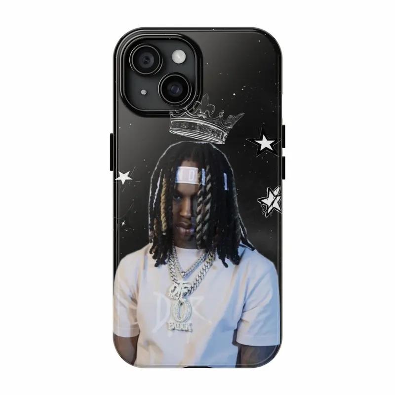 King Von Rapper Phone Case, Chicago Drill Streetwear Aesthetic Cover for iPhone 17 16 15 14 13 12 11 X & Samsung Galaxy