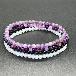 Ultimate Anxiety & Depression Relief Bracelet Pack, Genuine Healing Crystals