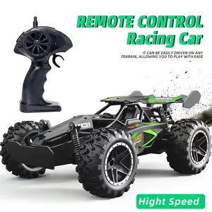 RC High-Speed Brushless Quadricycle Desert Remote Control Car, All-Terrain Off-Road Vehicle, 1:18 Scale Racing Car, Large Capacity Battery(Two 1.5V "AA" batteries are required.)