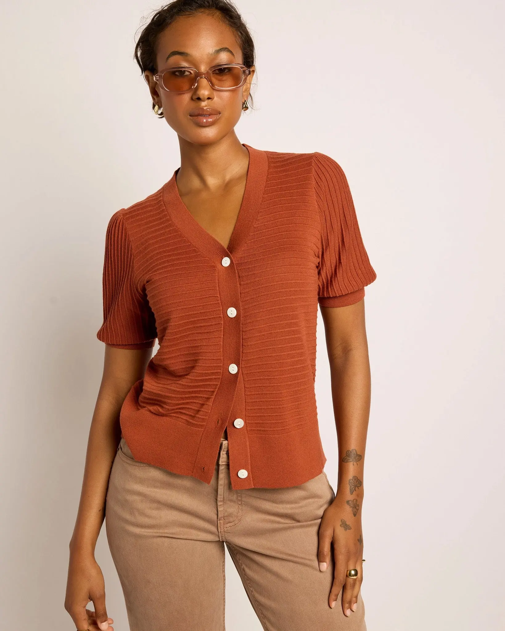 Sunbelt Open Knit Sweater Top