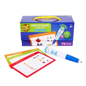 Educational Insights Hot Dots Beginning Phonics Set with 72 Activities, Learn to Read Preschool Set with Interactive Pen, Ages 3+