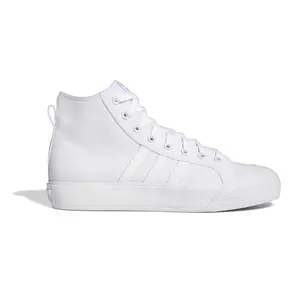 adidas Mens Nizza Hi Adv High Skate Sneakers Shoes - White
