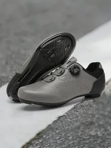Men's Road Cycling Lock Shoes, Bike Shoes, Adjustable Buckle, Breathable Mesh, Durable Sole, Professional Riding Needs, All Seasons