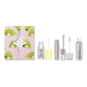 Ulta Beauty Bundle: Festival Ready Icy Iridescent Makeup – 4-Piece Eye, Lip & Face Set