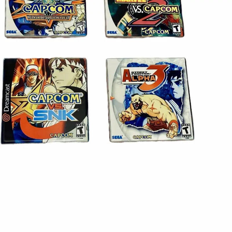 Retro Fighting Games Coaster Set 1 (4)