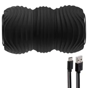 VEVOR Vibrating Peanut Massage Ball, TikTokShopBlackFriday, Electric Double Lacrosse Massage Roller with 4 Intensities, Rechargeable Deep Tissue Massage Ball for Muscle Pain Relief, Exercise Recovery, Trigger Point TherapyVEVOR Super Brand Day