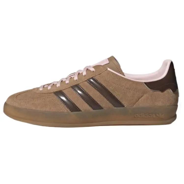 Adidas Gazelle Indoor Valentine's Day Chocolate' Trendy Durable Low Top Skate Shoes Unisex Brown JR8028