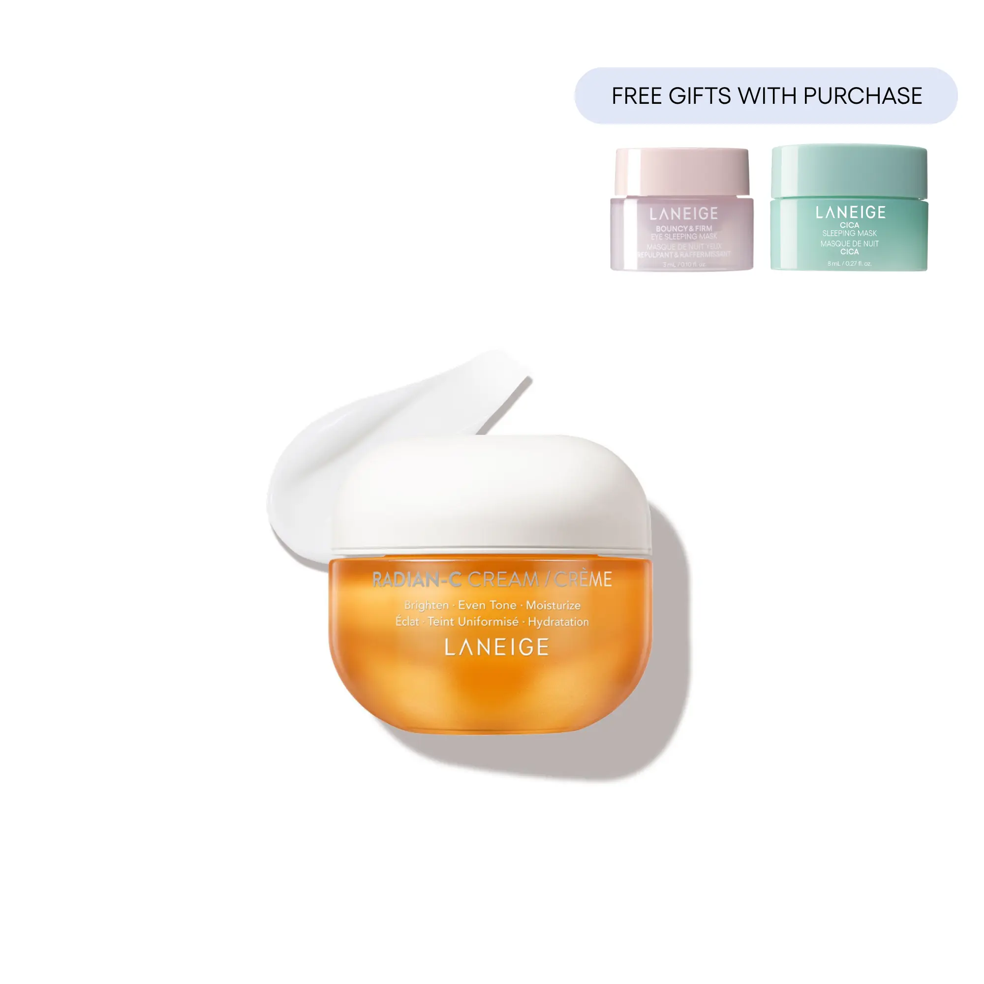 Laneige Radian-C Cream, Moisturizing, Brighten, Skincare Moisturize Glow, Korean Skincare, Moisturizer