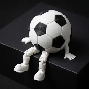 2026 Football Figurine, 3D Printed Exclusive Collectible, Home Decor Desk Buddy for Fans