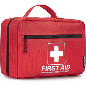240 Piece All-Purpose First Aid Kit, Home & Office Professional Medical Supplies, Ideal for Emergency, School, Business, Car, Camping, FSA HSA Eligible
