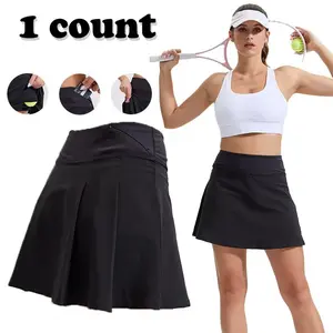 Women Tennis Skirt Golf Skorts Athletic High Waisted with Pockets Athletic Skorts Sports Running Pickleball Inner Shorts Sport Workout