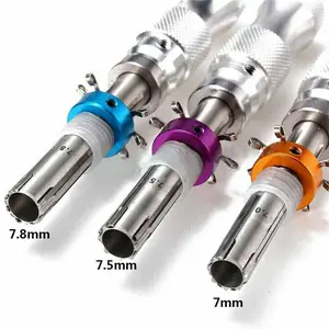 3PCS Tubular 7 Pins Tool Accessories Stainless AdjustableTool 7mm 7.5mm 7.8mm men  gift  baskets