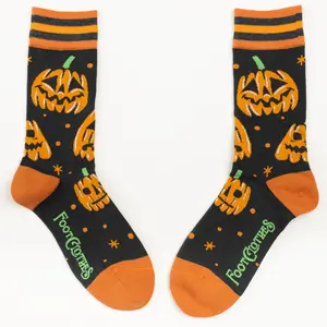 Jack O'Lantern Crew Socks